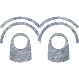 two finger double tap icon