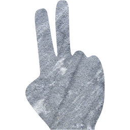two fingers icon