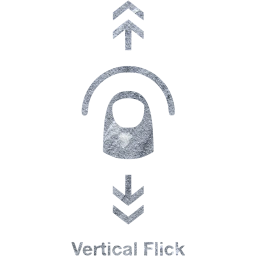 vertical flick 2 icon