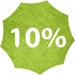 10 percent badge icon