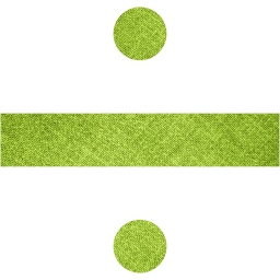divide sign icon