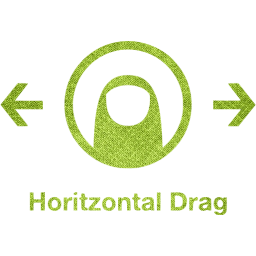horizontal drag 2 icon