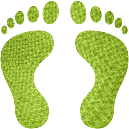 human footprints icon