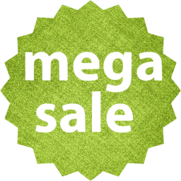 mega sale badge icon