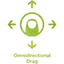omnidirectional drag 2 icon