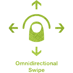 omnidirectional swipe 2 icon