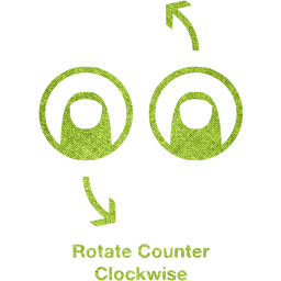 rotate counter clockwise 2 icon