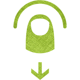 swipe down icon