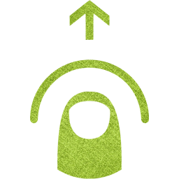 swipe up icon