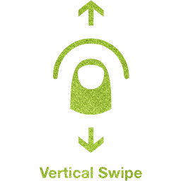 vertical swipe 2 icon