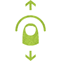 vertical swipe icon