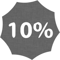 10 percent badge icon