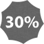 30 percent badge