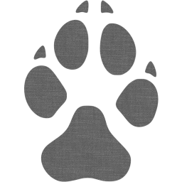 footprints dog icon