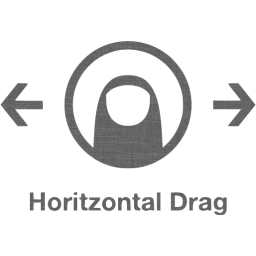 horizontal drag 2 icon