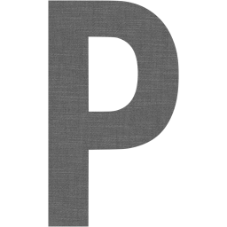 letter p icon