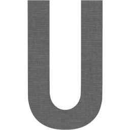 letter u icon