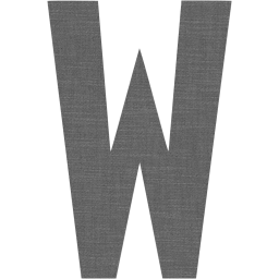 letter w icon