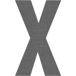 letter x icon