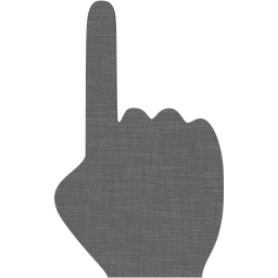 one finger icon