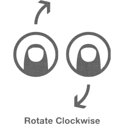 rotate clockwise 2 icon