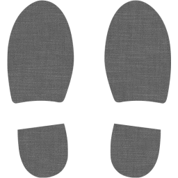 shoes footprints icon