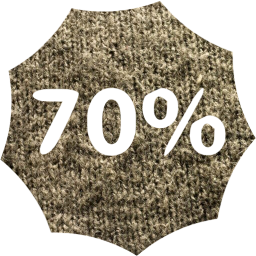 70 percent badge icon