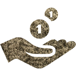 cash receiving icon