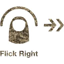 flick right 2 icon