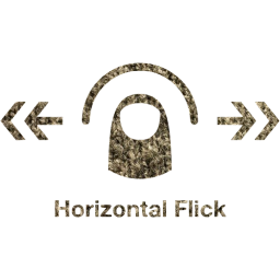 horizontal flick 2 icon