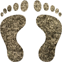 human footprints icon