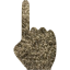 one finger