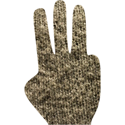 three fingers icon