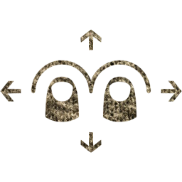 two finger omnidirectional swipe icon