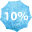 10 percent badge