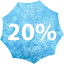 20 percent badge