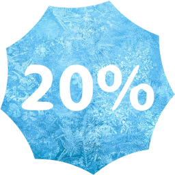 20 percent badge icon