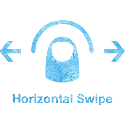 horizontal swipe 2 icon