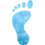 left footprint