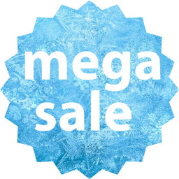 mega sale badge icon