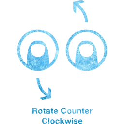 rotate counter clockwise 2 icon
