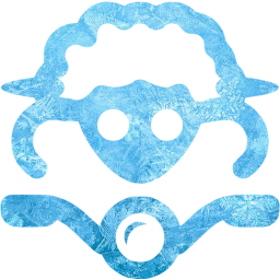 sheep on bike icon