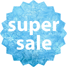 super sale badge icon