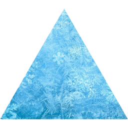 Ice triangle icon - Free ice shape icons - Ice icon set
