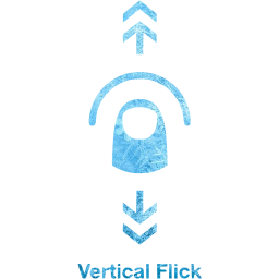 vertical flick 2 icon