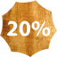 20 percent badge