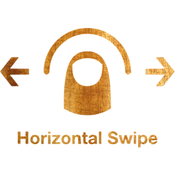horizontal swipe 2 icon