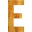 letter e