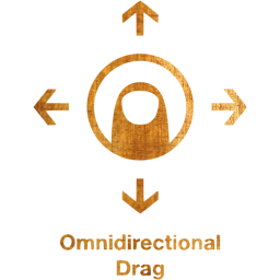 omnidirectional drag 2 icon