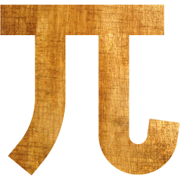 pi sign icon